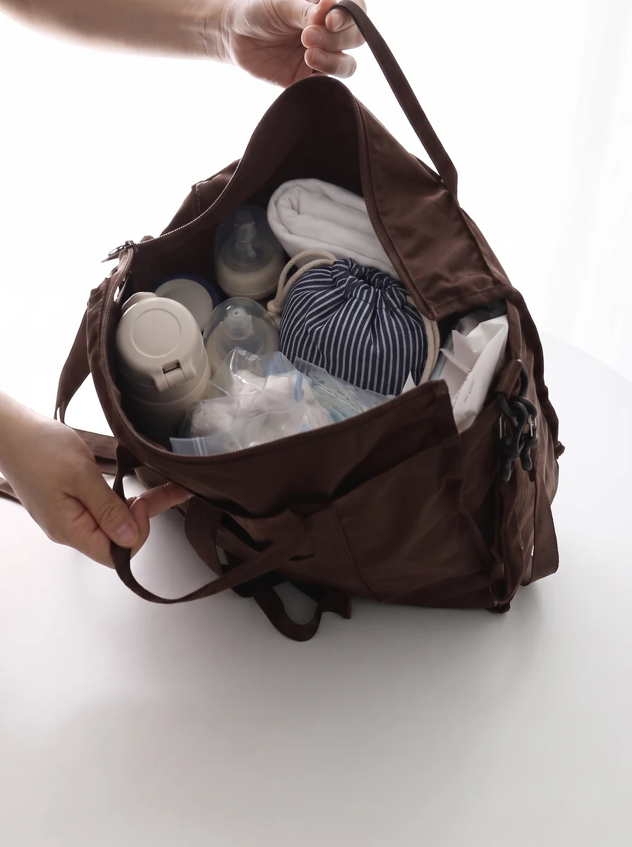 Fold it down and slip it into the included storage pouch.